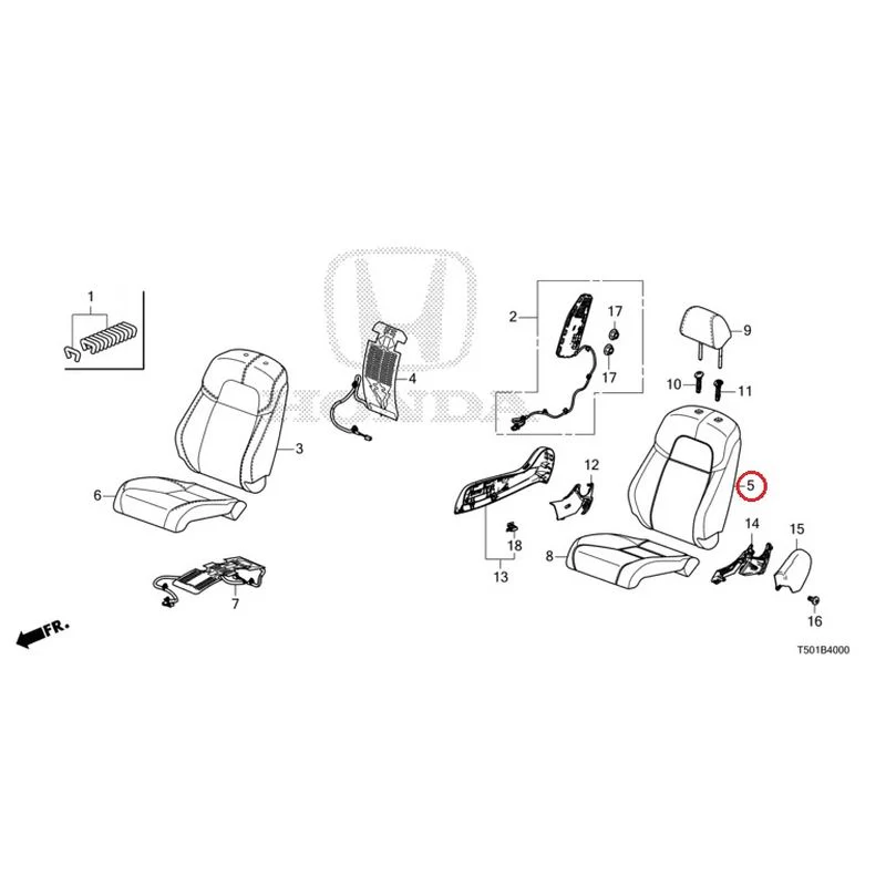[NEW] JDM HONDA CIVIC FL4 2023 Front Seat (Driver's Side) GENUINE OEM - Image 6