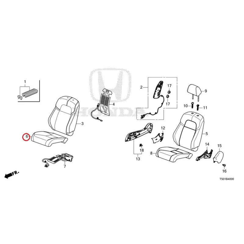 [NEW] JDM HONDA CIVIC FL4 2023 Front Seat (Driver's Side) GENUINE OEM - Image 7