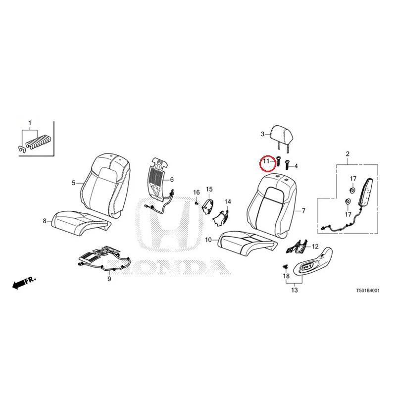 [NEW] JDM HONDA CIVIC FL4 2023 Front Seat (Passenger Side) GENUINE OEM - Image 12