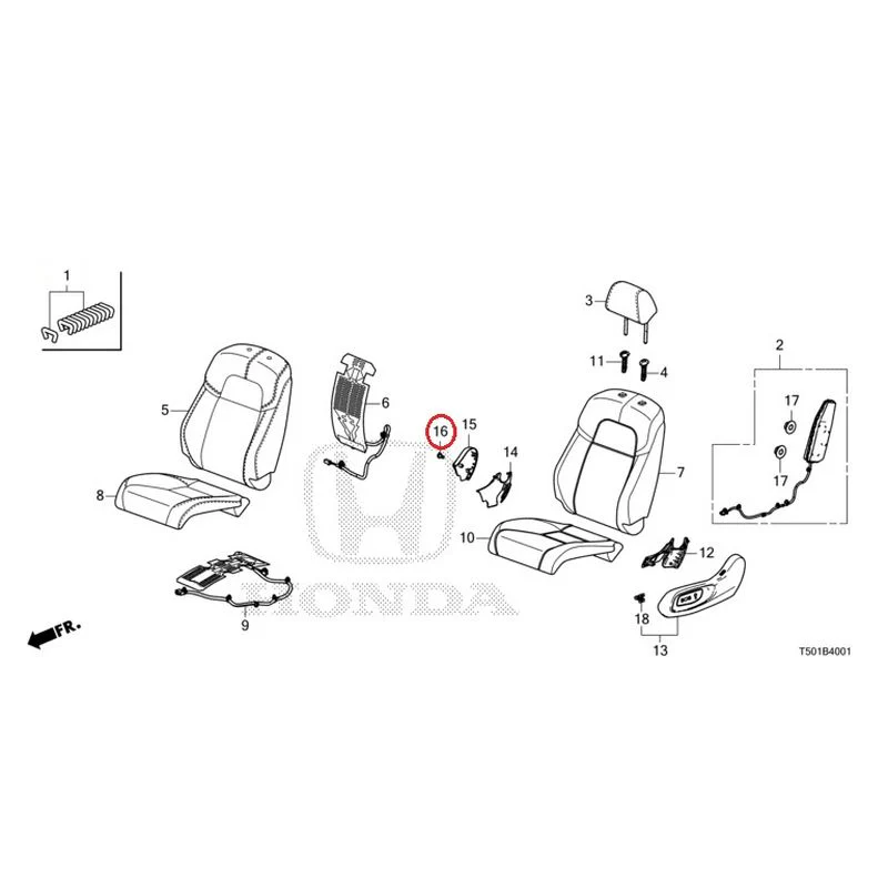 [NEW] JDM HONDA CIVIC FL4 2023 Front Seat (Passenger Side) GENUINE OEM - Image 17