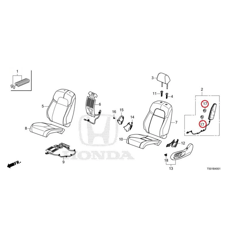 [NEW] JDM HONDA CIVIC FL4 2023 Front Seat (Passenger Side) GENUINE OEM - Image 18