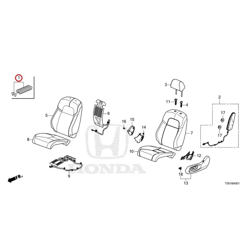 [NEW] JDM HONDA CIVIC FL4 2023 Front Seat (Passenger Side) GENUINE OEM - Image 2