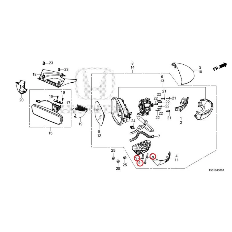 [NEW] JDM HONDA CIVIC FL4 2023 Mirrors GENUINE OEM - Image 10