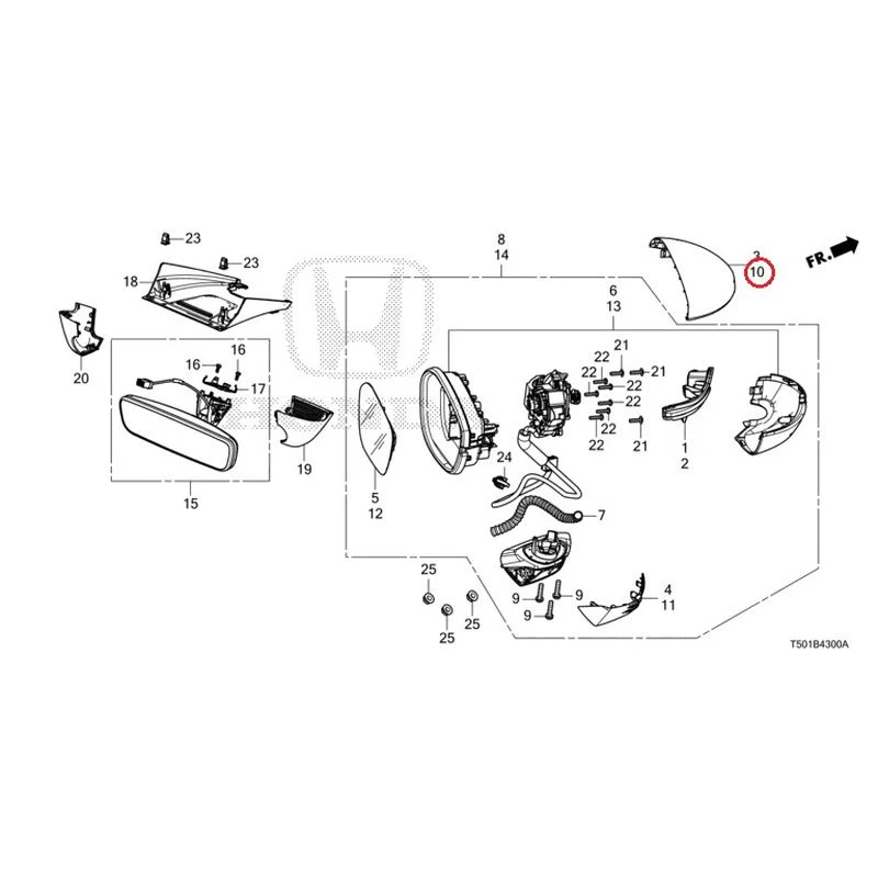 [NEW] JDM HONDA CIVIC FL4 2023 Mirrors GENUINE OEM - Image 11