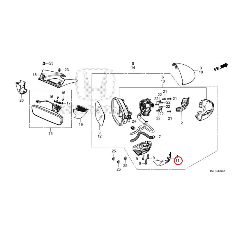 [NEW] JDM HONDA CIVIC FL4 2023 Mirrors GENUINE OEM - Image 12