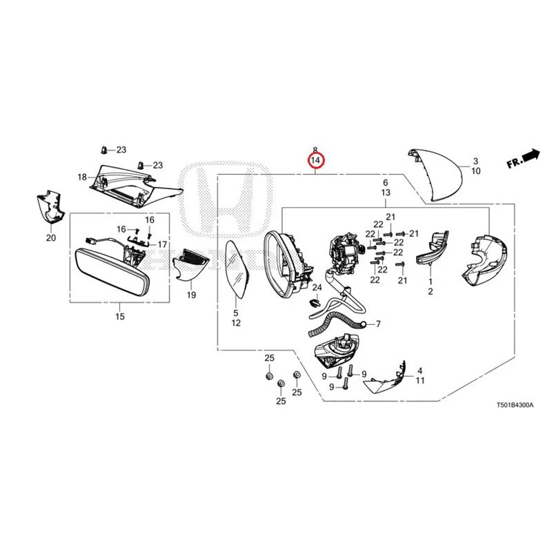 [NEW] JDM HONDA CIVIC FL4 2023 Mirrors GENUINE OEM - Image 15