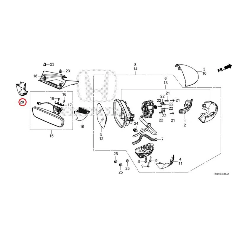 [NEW] JDM HONDA CIVIC FL4 2023 Mirrors GENUINE OEM - Image 21