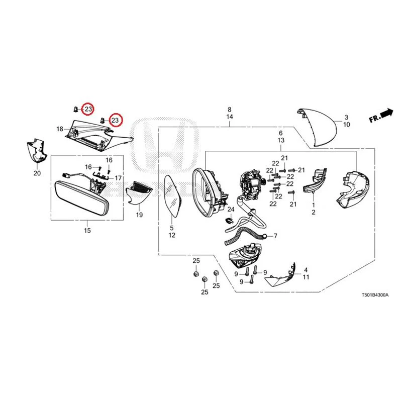 [NEW] JDM HONDA CIVIC FL4 2023 Mirrors GENUINE OEM - Image 24