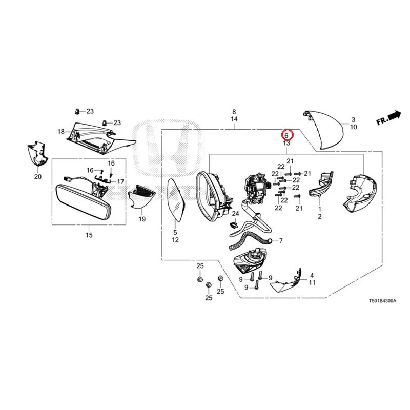[NEW] JDM HONDA CIVIC FL4 2023 Mirrors GENUINE OEM - Image 7