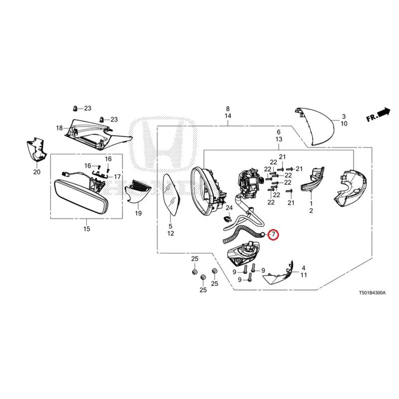 [NEW] JDM HONDA CIVIC FL4 2023 Mirrors GENUINE OEM - Image 8
