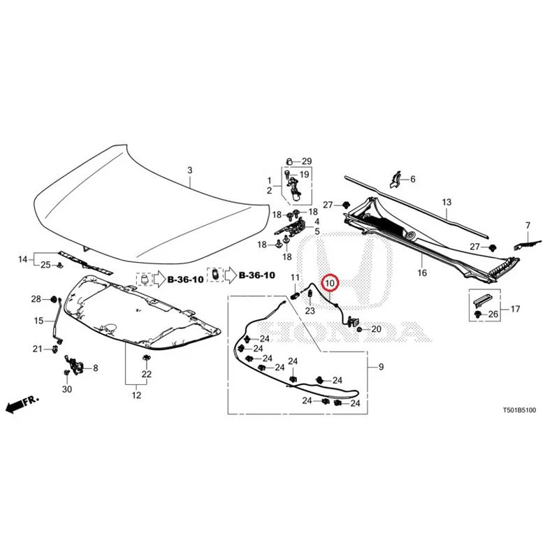 [NEW] JDM HONDA CIVIC FL4 2023 Hood GENUINE OEM - Image 11
