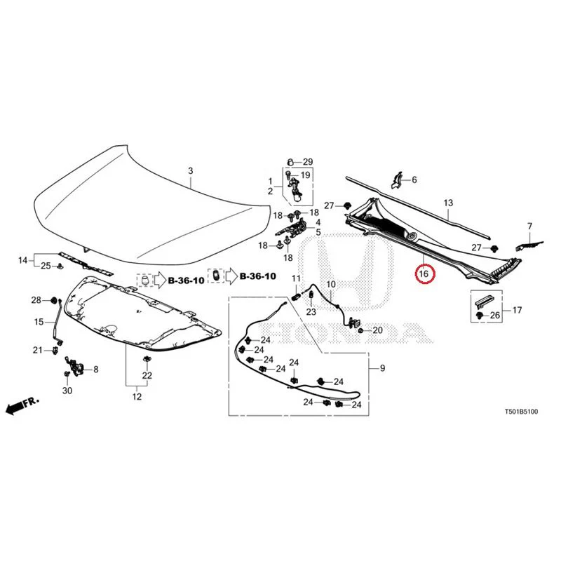 [NEW] JDM HONDA CIVIC FL4 2023 Hood GENUINE OEM - Image 17