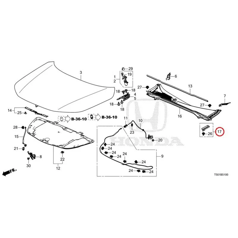 [NEW] JDM HONDA CIVIC FL4 2023 Hood GENUINE OEM - Image 18