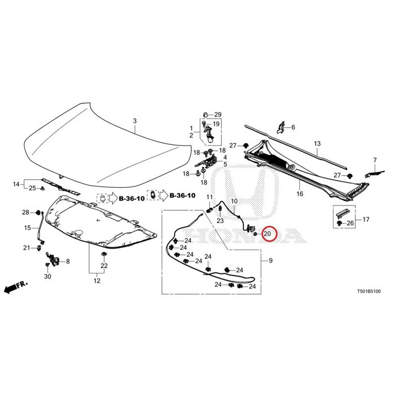 [NEW] JDM HONDA CIVIC FL4 2023 Hood GENUINE OEM - Image 21