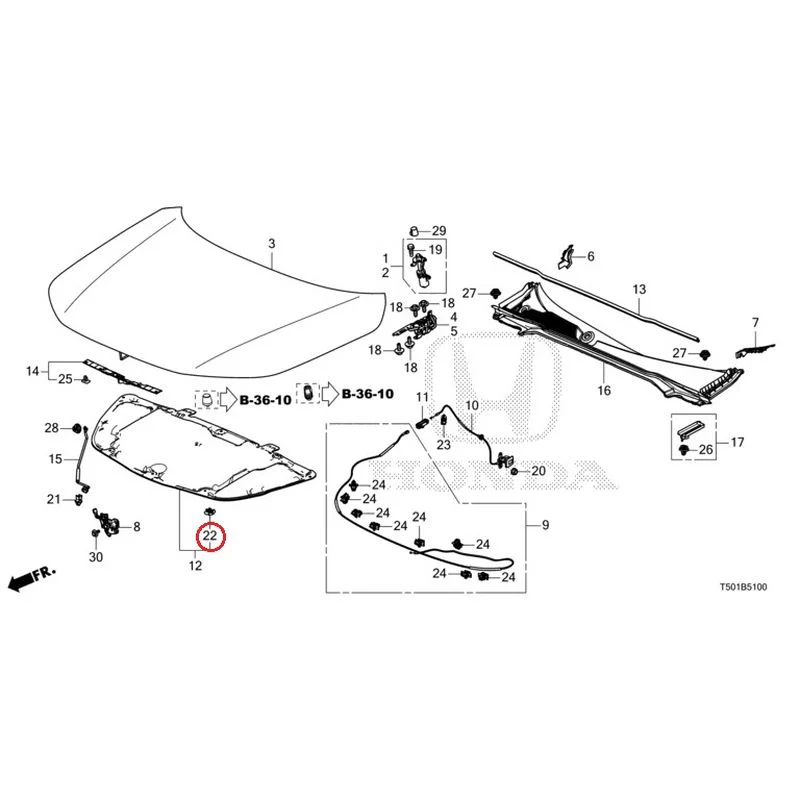 [NEW] JDM HONDA CIVIC FL4 2023 Hood GENUINE OEM - Image 23