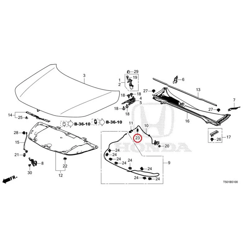 [NEW] JDM HONDA CIVIC FL4 2023 Hood GENUINE OEM - Image 24