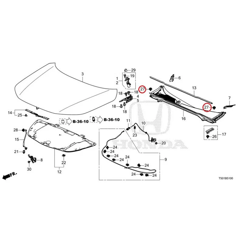 [NEW] JDM HONDA CIVIC FL4 2023 Hood GENUINE OEM - Image 28