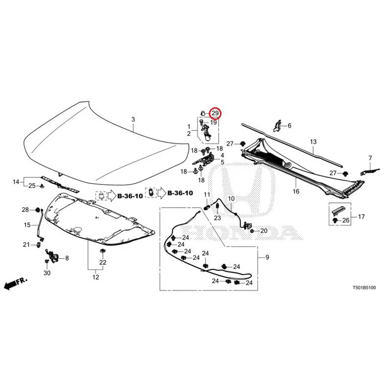 [NEW] JDM HONDA CIVIC FL4 2023 Hood GENUINE OEM - Image 30
