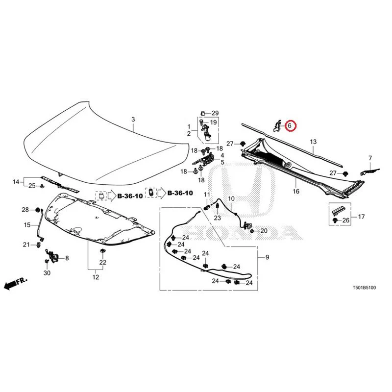 [NEW] JDM HONDA CIVIC FL4 2023 Hood GENUINE OEM - Image 7