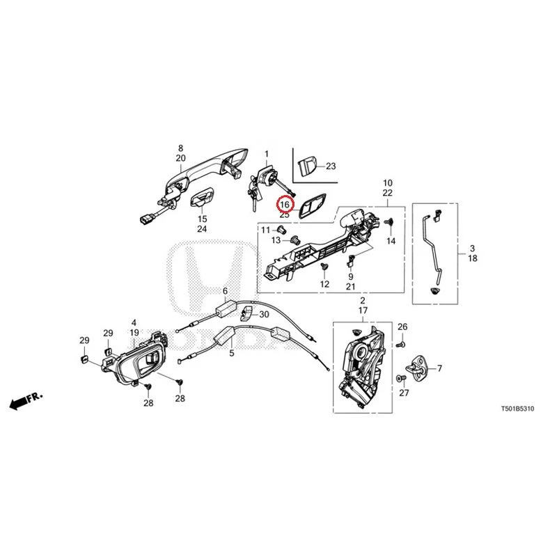 [NEW] JDM HONDA CIVIC FL4 2023 Front Door Locks/Outer Handles GENUINE OEM - Image 21