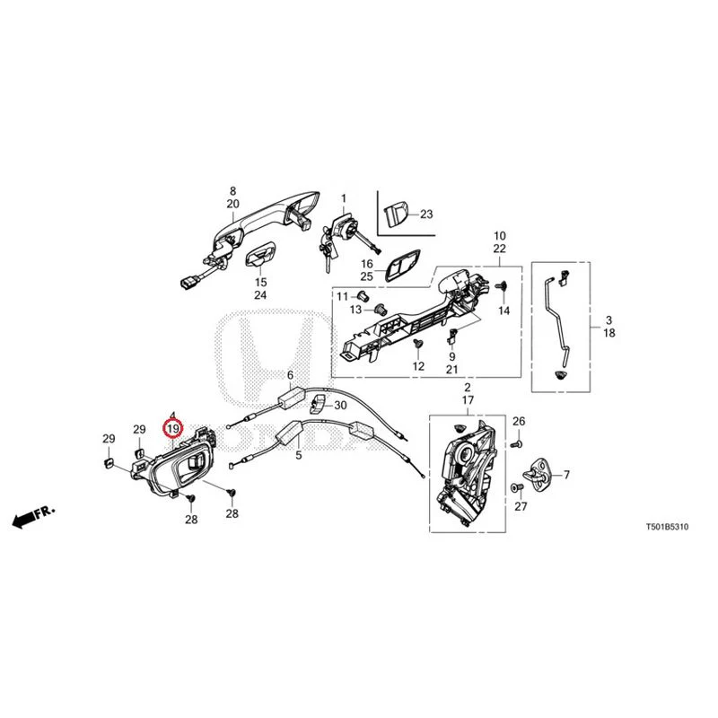 [NEW] JDM HONDA CIVIC FL4 2023 Front Door Locks/Outer Handles GENUINE OEM - Image 24