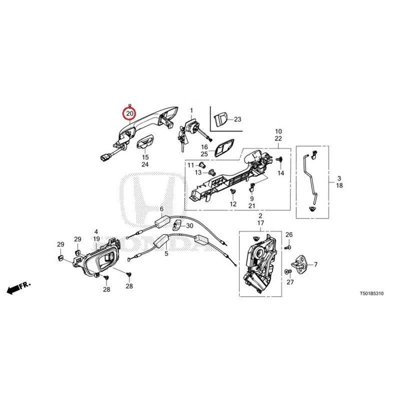 [NEW] JDM HONDA CIVIC FL4 2023 Front Door Locks/Outer Handles GENUINE OEM - Image 29