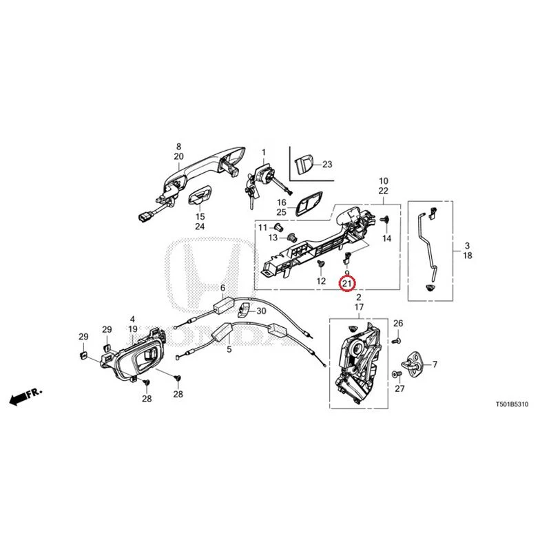 [NEW] JDM HONDA CIVIC FL4 2023 Front Door Locks/Outer Handles GENUINE OEM - Image 30