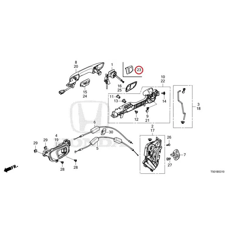 [NEW] JDM HONDA CIVIC FL4 2023 Front Door Locks/Outer Handles GENUINE OEM - Image 32