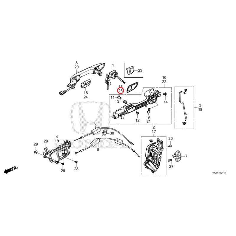 [NEW] JDM HONDA CIVIC FL4 2023 Front Door Locks/Outer Handles GENUINE OEM - Image 34