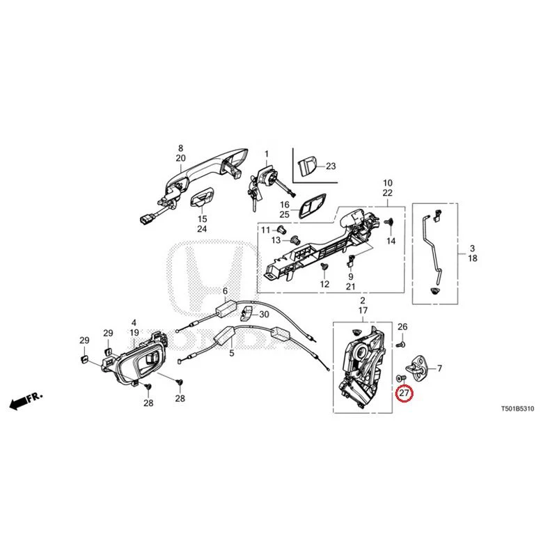 [NEW] JDM HONDA CIVIC FL4 2023 Front Door Locks/Outer Handles GENUINE OEM - Image 36