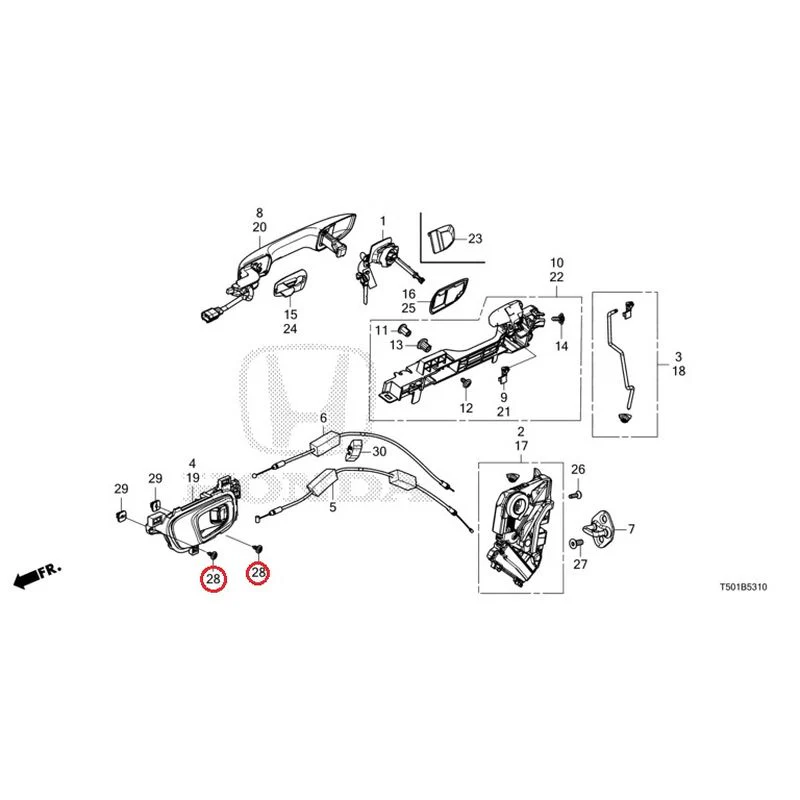 [NEW] JDM HONDA CIVIC FL4 2023 Front Door Locks/Outer Handles GENUINE OEM - Image 37