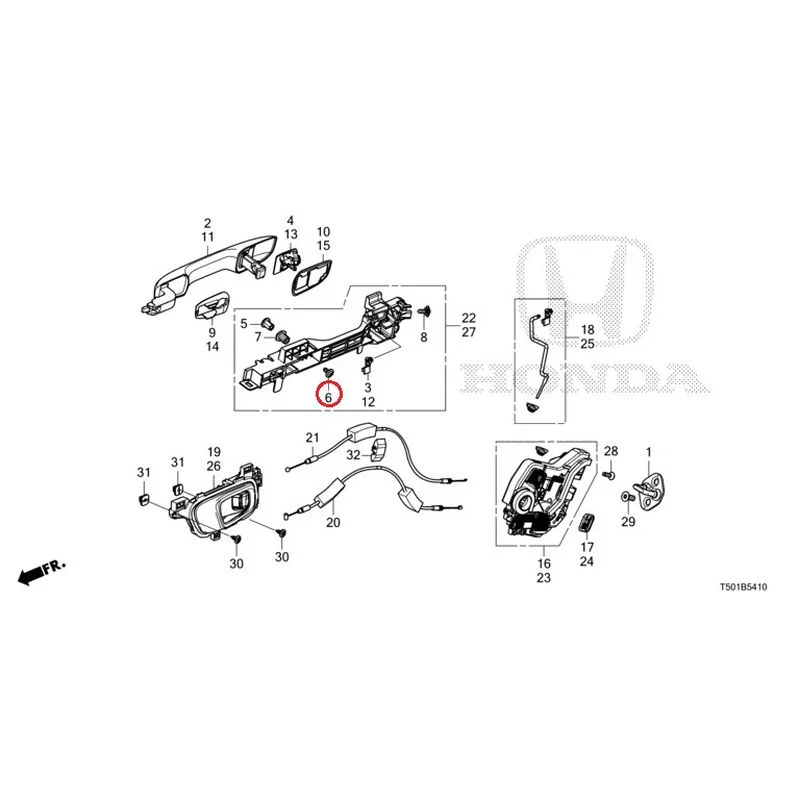 [NEW] JDM HONDA CIVIC FL4 2023 Rear Door Locks/Outer Handles GENUINE OEM - Image 11