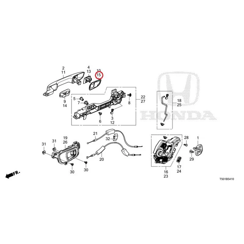 [NEW] JDM HONDA CIVIC FL4 2023 Rear Door Locks/Outer Handles GENUINE OEM - Image 24