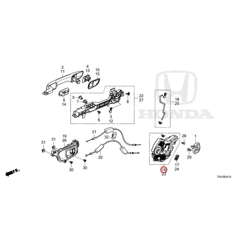[NEW] JDM HONDA CIVIC FL4 2023 Rear Door Locks/Outer Handles GENUINE OEM - Image 25