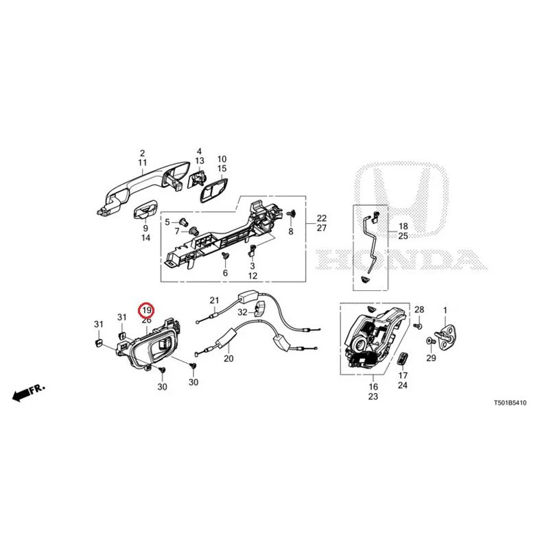 [NEW] JDM HONDA CIVIC FL4 2023 Rear Door Locks/Outer Handles GENUINE OEM - Image 28