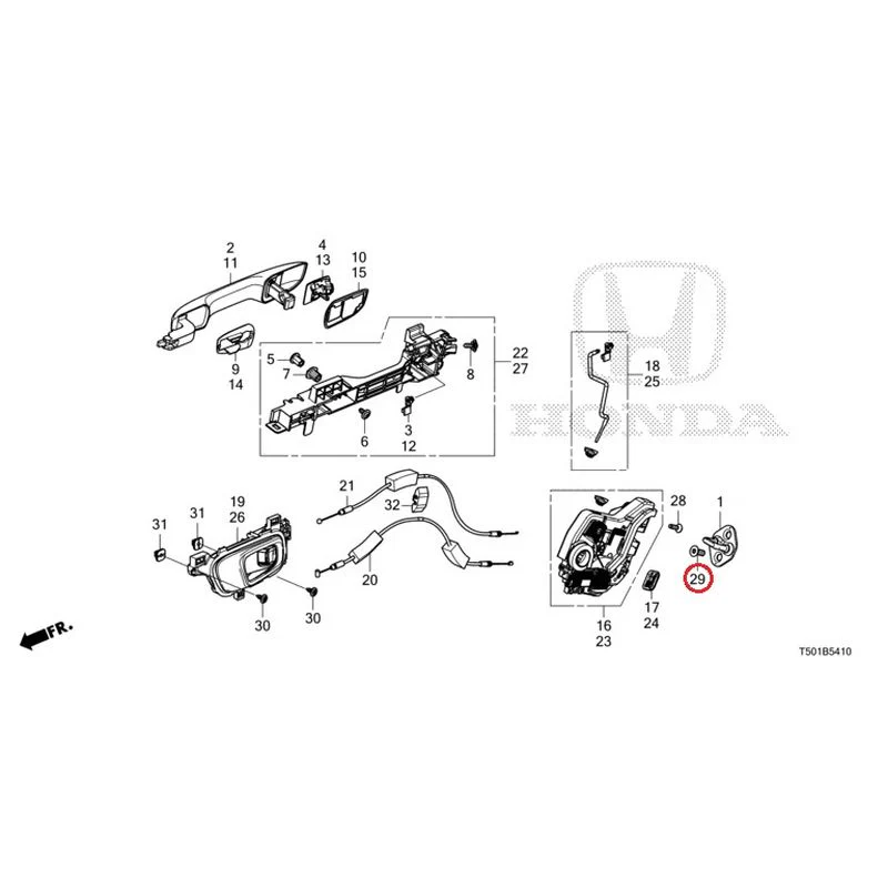 [NEW] JDM HONDA CIVIC FL4 2023 Rear Door Locks/Outer Handles GENUINE OEM - Image 38