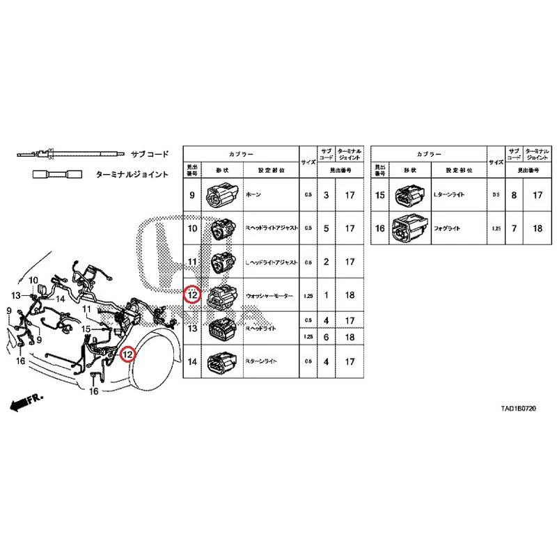 [NEW] JDM HONDA STEP WGN SPADA RP5 2020 Electrical Connector (Front) GENUINE OEM - Image 13