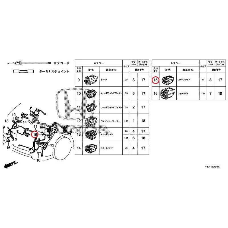 [NEW] JDM HONDA STEP WGN SPADA RP5 2020 Electrical Connector (Front) GENUINE OEM - Image 16