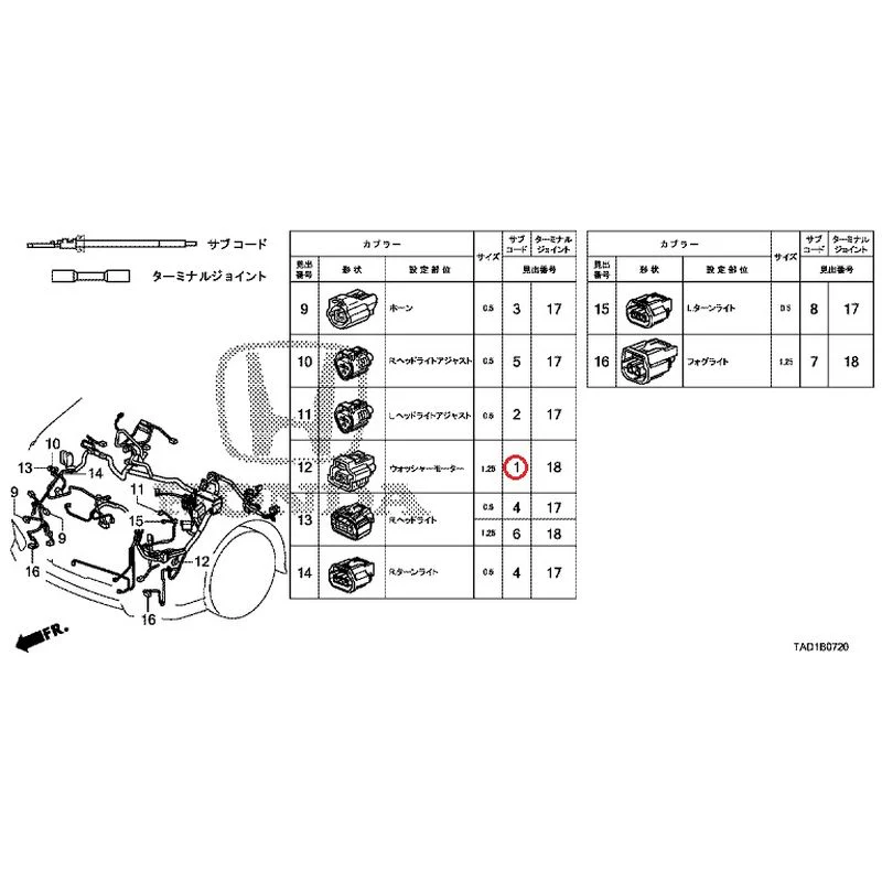[NEW] JDM HONDA STEP WGN SPADA RP5 2020 Electrical Connector (Front) GENUINE OEM - Image 2