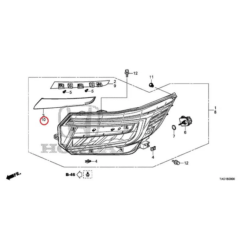 [NEW] JDM HONDA STEP WGN SPADA RP5 2020 Headlight GENUINE OEM - Image 11