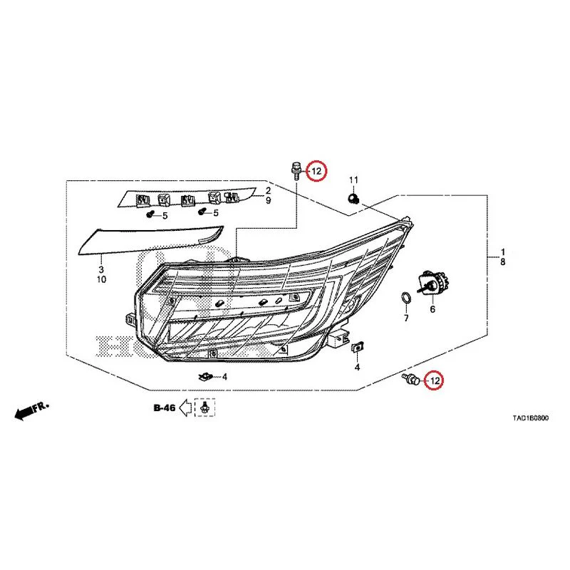 [NEW] JDM HONDA STEP WGN SPADA RP5 2020 Headlight GENUINE OEM - Image 13