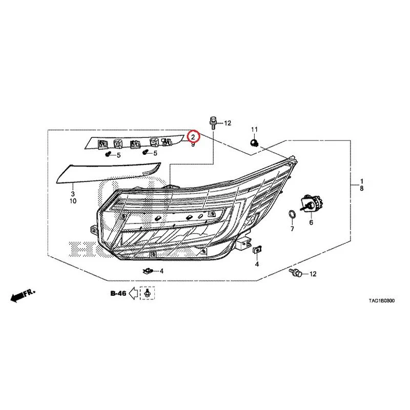 [NEW] JDM HONDA STEP WGN SPADA RP5 2020 Headlight GENUINE OEM - Image 3