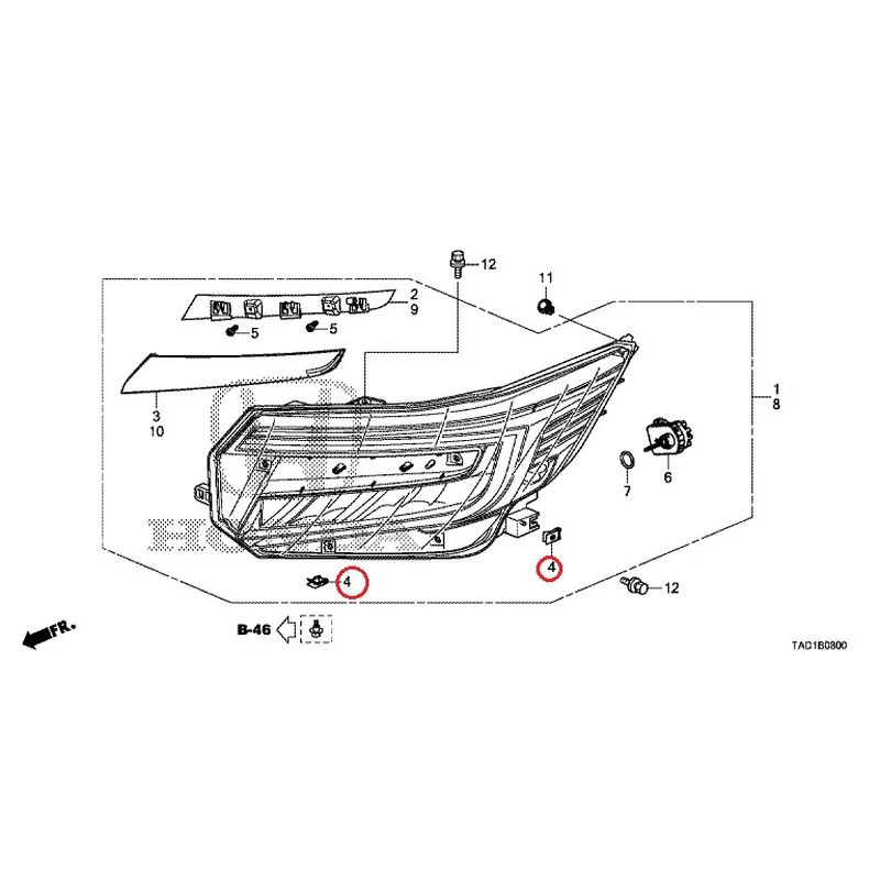 [NEW] JDM HONDA STEP WGN SPADA RP5 2020 Headlight GENUINE OEM - Image 5