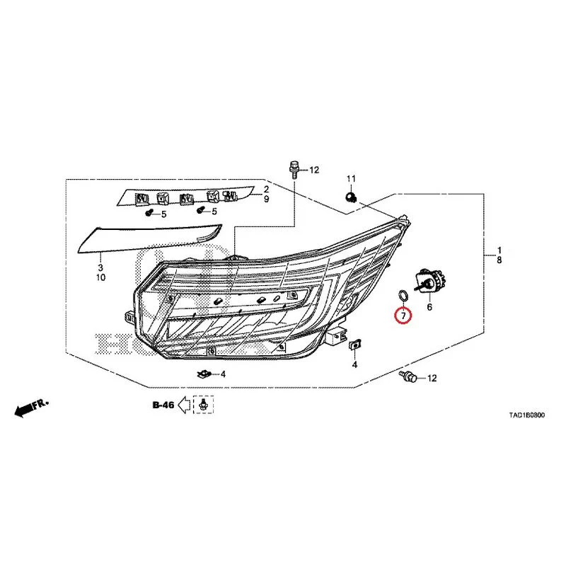 [NEW] JDM HONDA STEP WGN SPADA RP5 2020 Headlight GENUINE OEM - Image 8