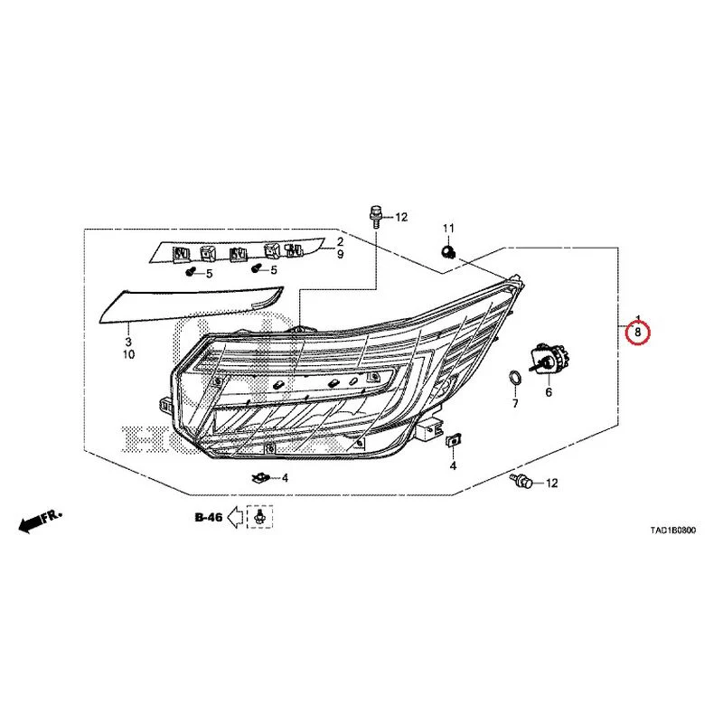 [NEW] JDM HONDA STEP WGN SPADA RP5 2020 Headlight GENUINE OEM - Image 9