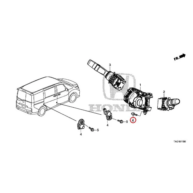 [NEW] JDM HONDA STEP WGN SPADA RP5 2020 Combination Switches GENUINE OEM - Image 8