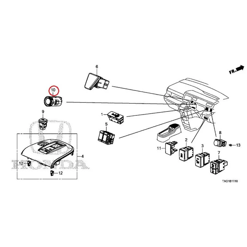 [NEW] JDM HONDA STEP WGN SPADA RP5 2020 Switches GENUINE OEM - Image 10