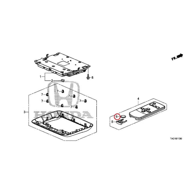 [NEW] JDM HONDA STEP WGN SPADA RP5 2020 Rear entertainment system GENUINE OEM - Image 7