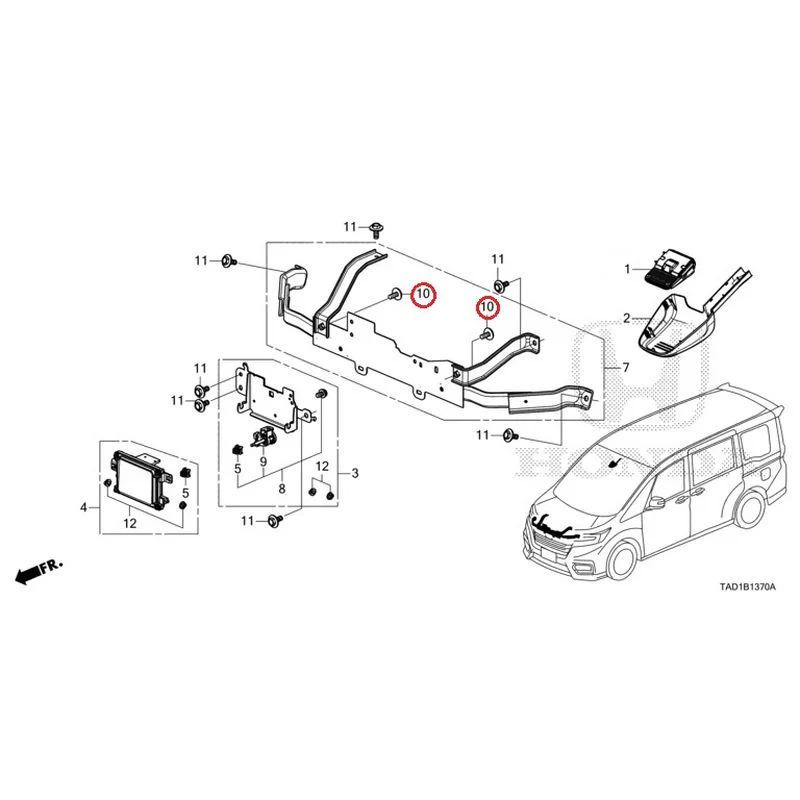 [NEW] JDM HONDA STEP WGN SPADA RP5 2020 Radar GENUINE OEM - Image 10