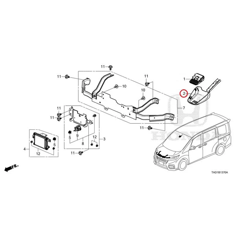 [NEW] JDM HONDA STEP WGN SPADA RP5 2020 Radar GENUINE OEM - Image 3